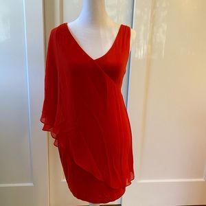 Bebe red dress size M